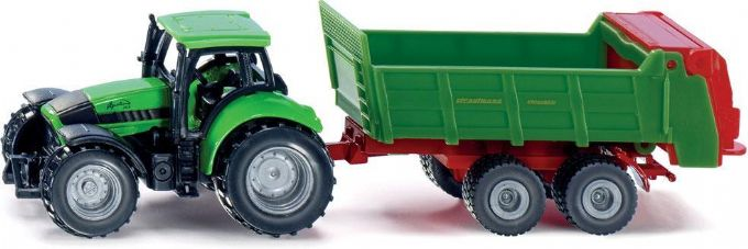 Tractor with fertilizer spreader version 1