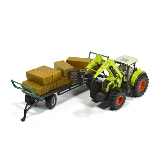 Traktor med balle griber 1:50 version 3