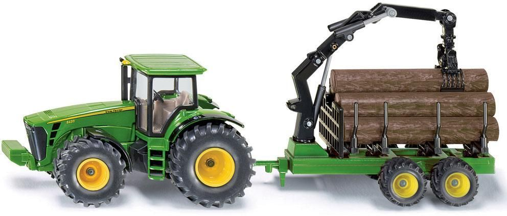 John deere traktor med transporter 1:50
