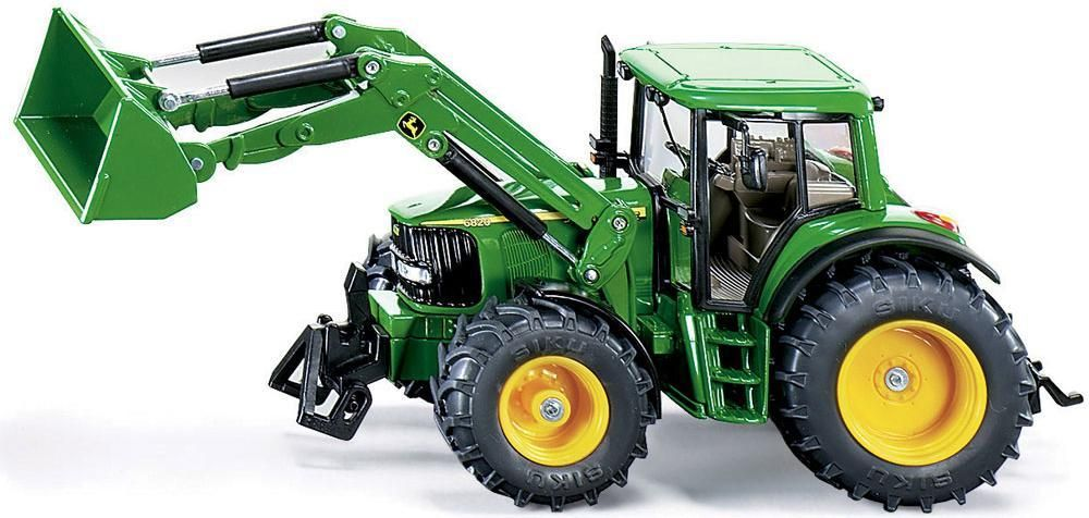 John deere traktor med frontlæsser 1:32