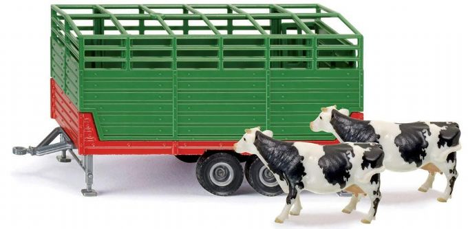 Korkea kuljetusvaunu ja lehmät 1:32 (Siku 882875)