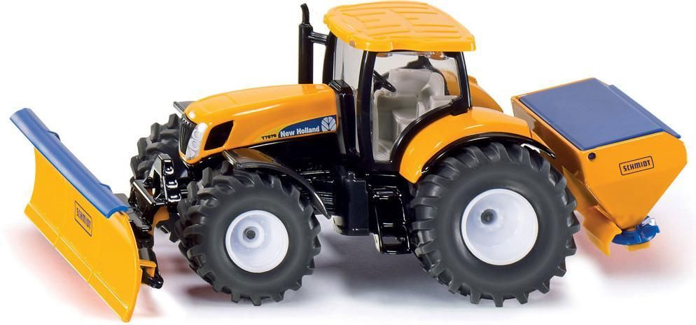 Traktor plov og saltspredder 1:50