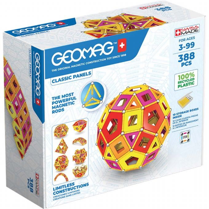 Geomag Panels Masterbox Warm 388 Parts version 1