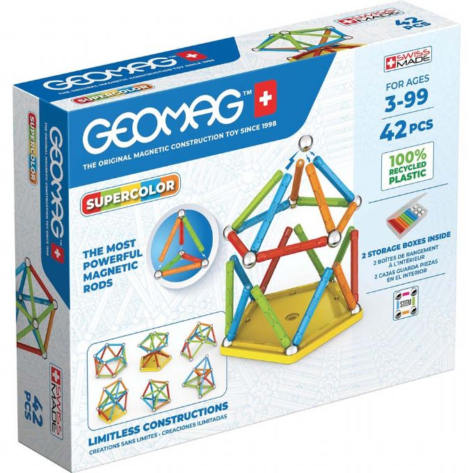 Geomag Supercolor -paneelit 42 osaa (Geomag 000383)