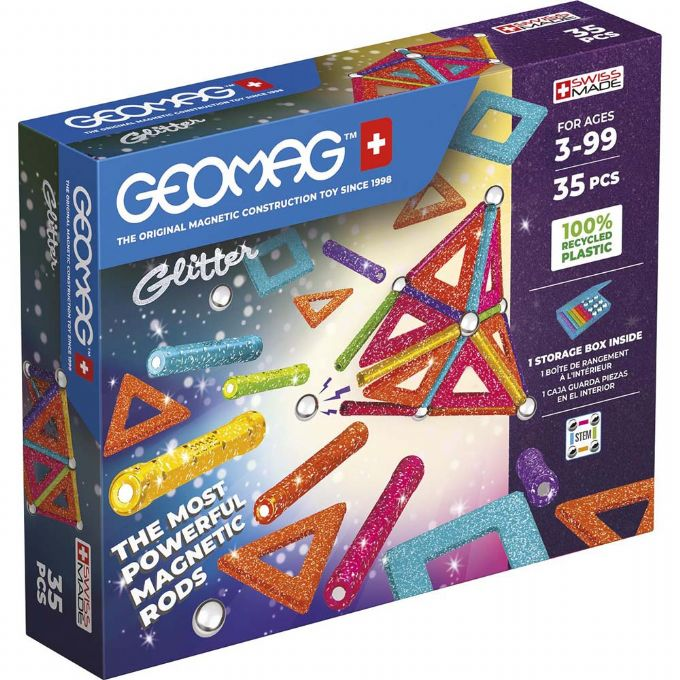 Geomag Glitter 35 delar version 2