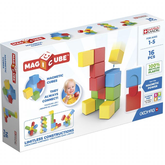 Geomag Magicube Full Color Practice Set 16 pcs version 1