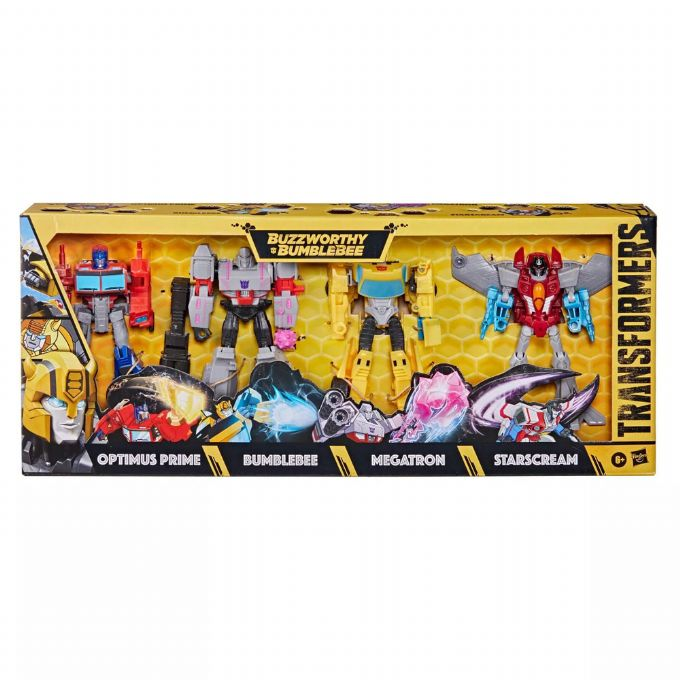 Transformers Buzzworthy Bumblebee 4-pack Transformatorfigurer F1852