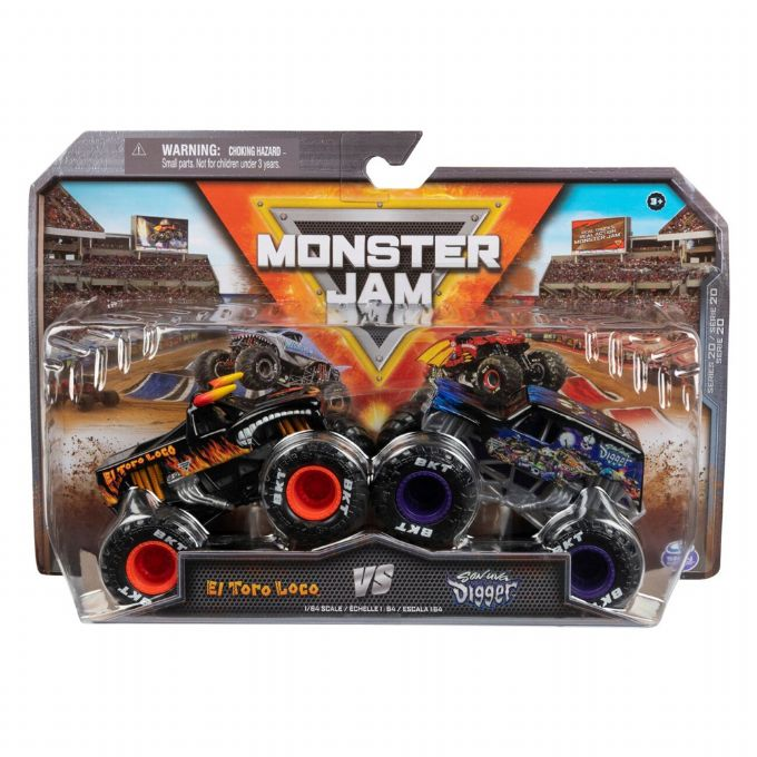 Monster Jam Cars 2 Pakke 1:64 version 2