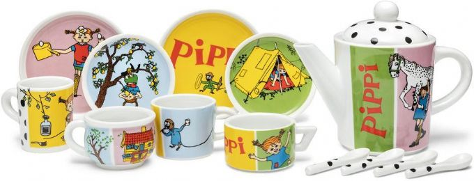 Pippi Kaffeservis Porslin version 1