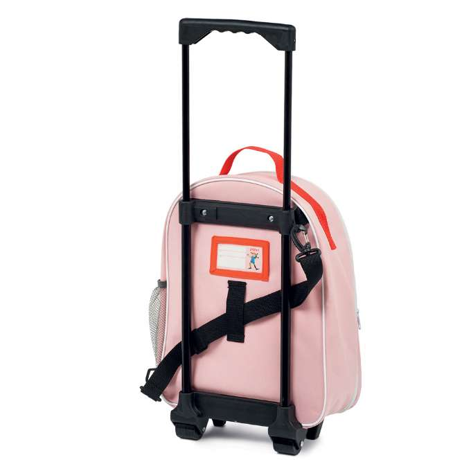 Peppi Pitktossu -matkalaukku, vaaleanpunainen version 2