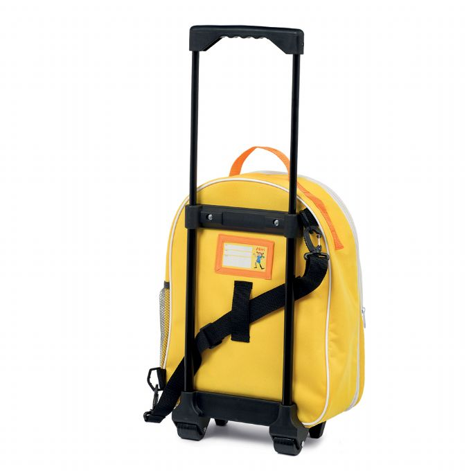 Peppi Pitktossu -matkalaukku, keltainen version 2