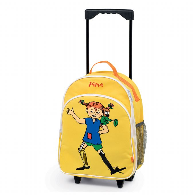 Peppi Pitktossu -matkalaukku, keltainen version 1
