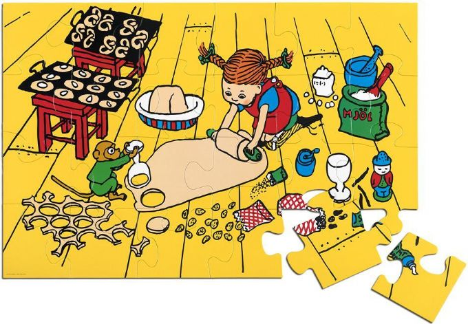 Pippi Bodenpuzzle, 24 Teile version 1