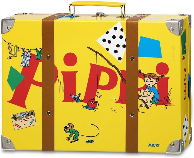 Pippi koffert Gul 32 cm version 1