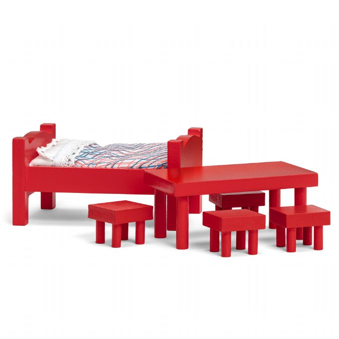 Pippi Furniture Set - Bed, table and chairs version 1