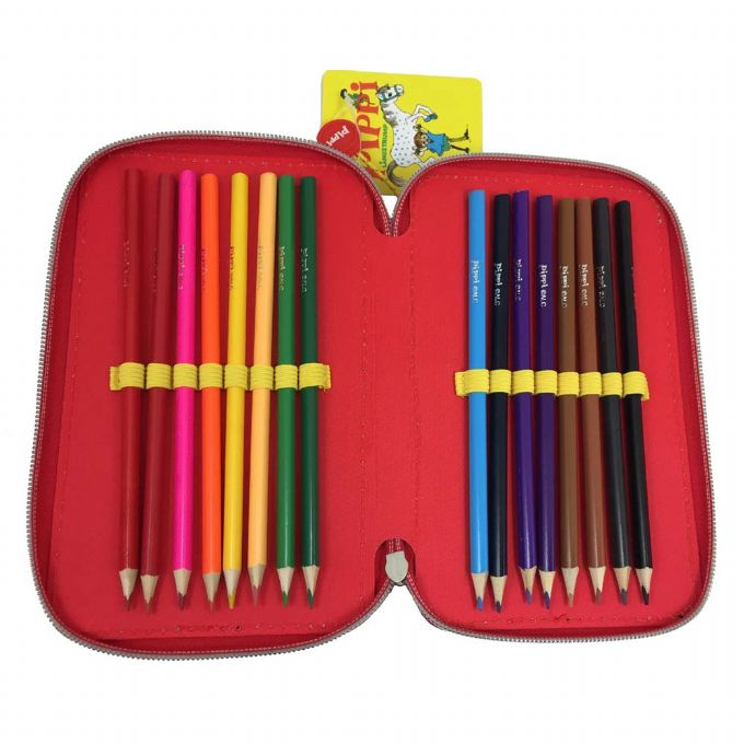 Pippi Longstocking Pencil case with contents version 3