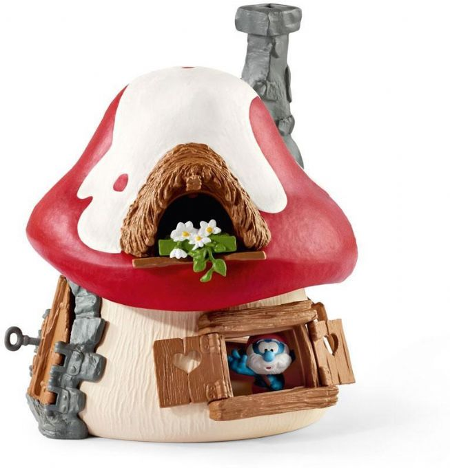 Smurf house with 2 figures version 2