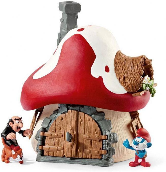 Smurf house with 2 figures version 1