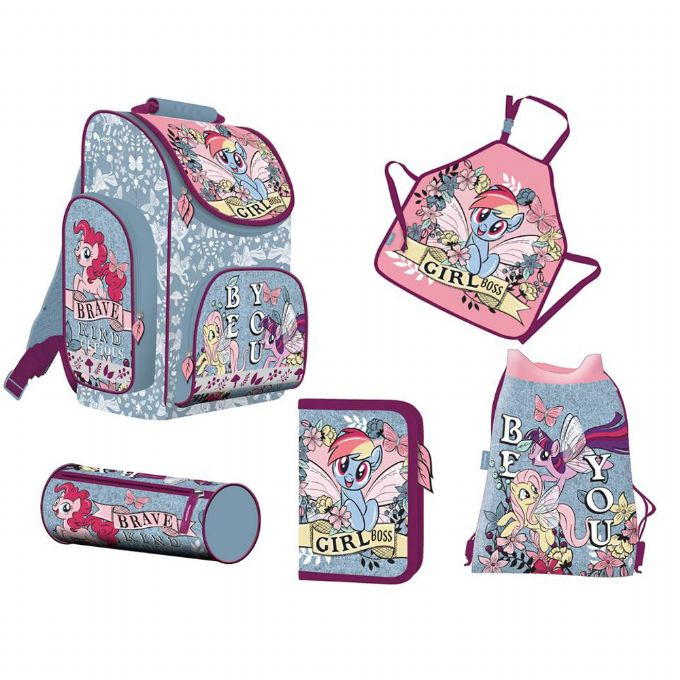My Little Pony -koululaukku, jossa on 5 osaa version 1