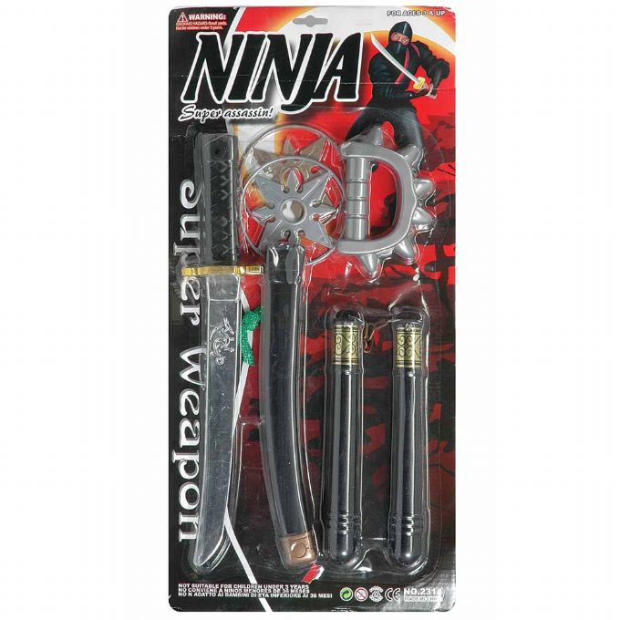 Ninja set with 6 parts version 1