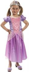 Rapunzel kjole 4-7 r