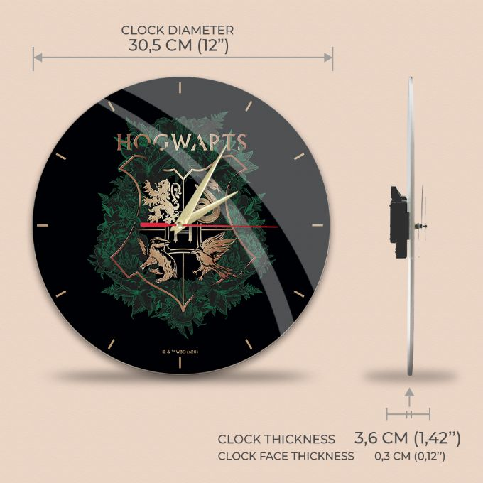 Harry Potter Hogwarts Analogue Wall Clock version 2