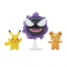 Pokemon Battle Figuurie 3 pack Gastly