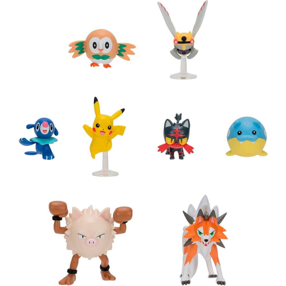 Pokemon Battle Multipakke 8 stk Pokemon Battle Pack-figurer 3616