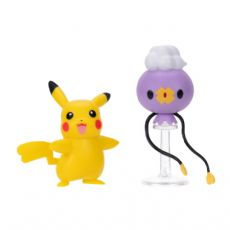 Pokemon Drifloon & Pikachu Figur