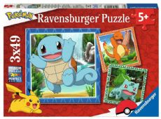 Pokemon Puzzle 3x49 Pieces