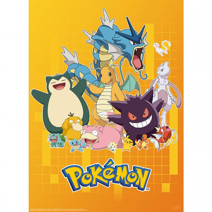 Pokemon Poster Set 52x38 cm version 3