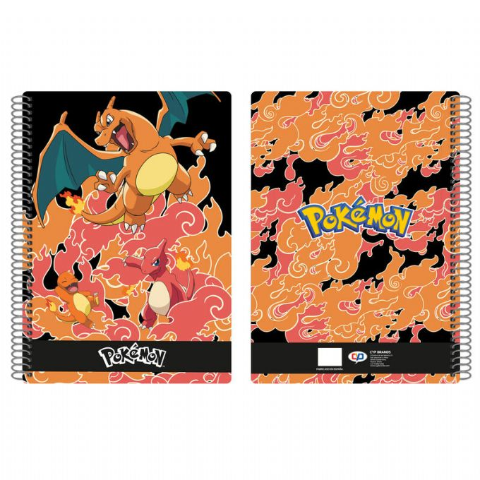 Pokemon-Notizbuch Glurak version 1