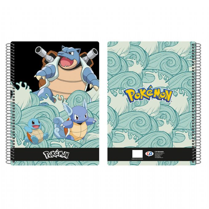 Pokemon Notebook Blastoise version 1