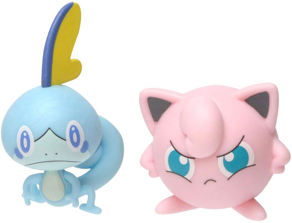 Pokemon Sobble og Jigglypuff figur