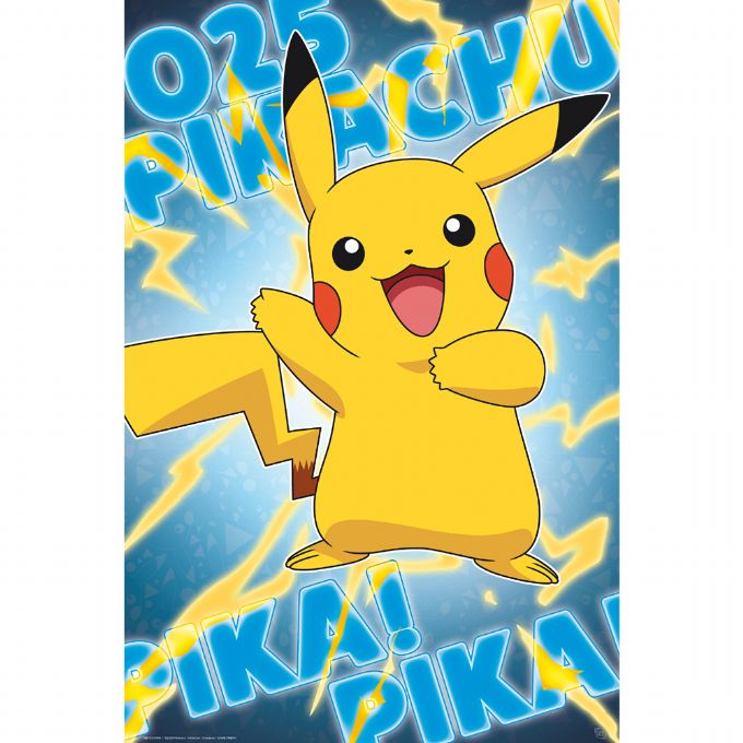 15: Pokemon Pikachu Plakat 91,5x61 cm