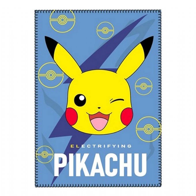 4: Pokemon Pikachu Fleece Tæppe 100x140cm