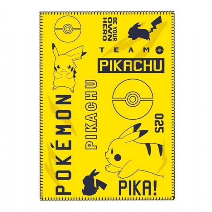 Pokemon Pikachu Fleece -peitto 100x140cm version 1