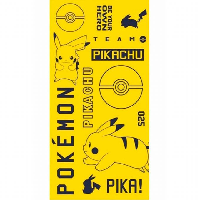 Pokemon Pikachu Handtuch 70x14 version 1