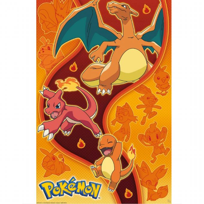 Pokemon Plakat 91,5x61 cm version 1