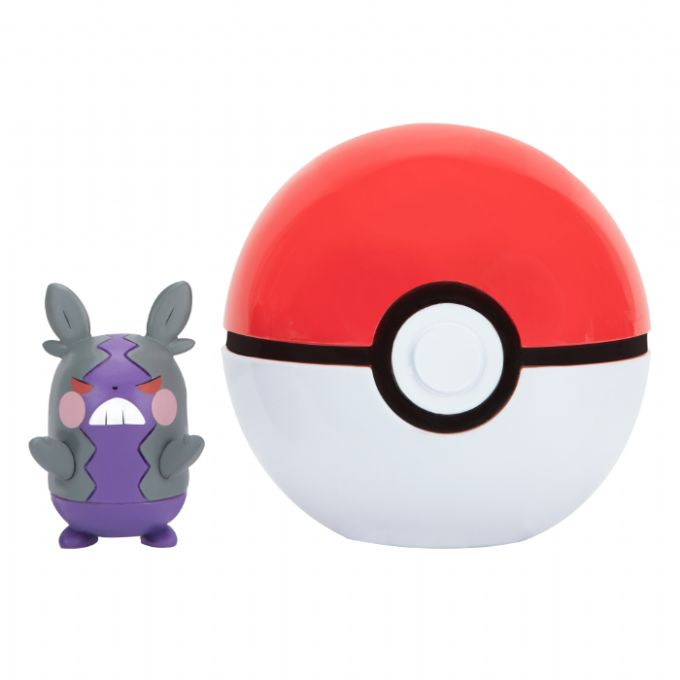 Se Pokémon pokéball med figur - Clip 'N' Go - Morpeko hos Eurotoys