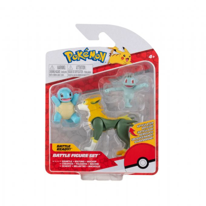 Pokemon Battle Figuurie 3 pack Squirtle version 2