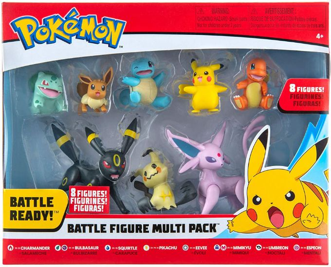 Pokemon Battle Figurer 8 pack version 2