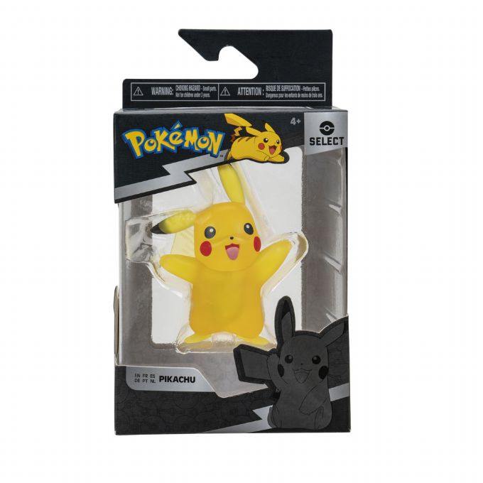 Pokemon Pikachu Gennemsigtig Figur version 2