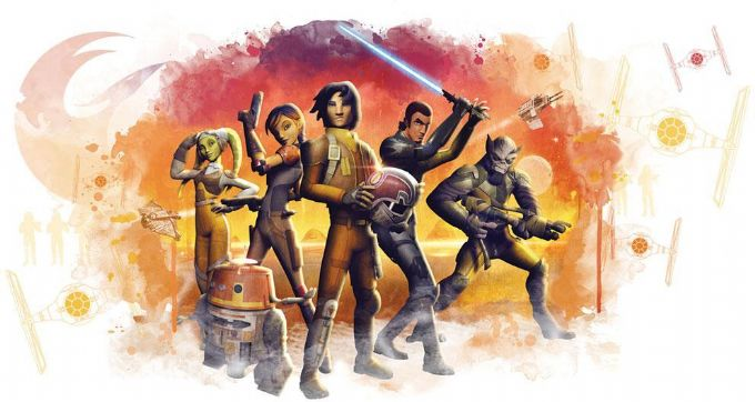 Star Wars Rebels akvarell, jtte version 2