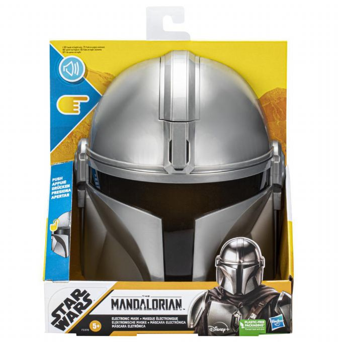 Star Wars The Mandalorian Maske med Lyd version 2