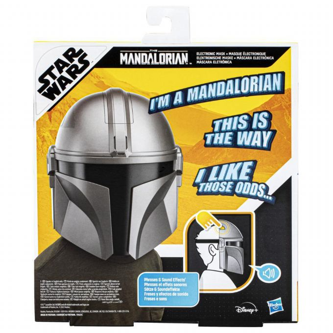 Star Wars The Mandalorian Maske med Lyd version 3