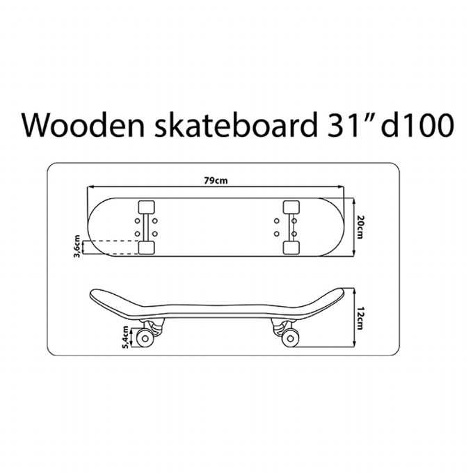 Star Wars D100 Grogu Skateboard 79 cm version 2