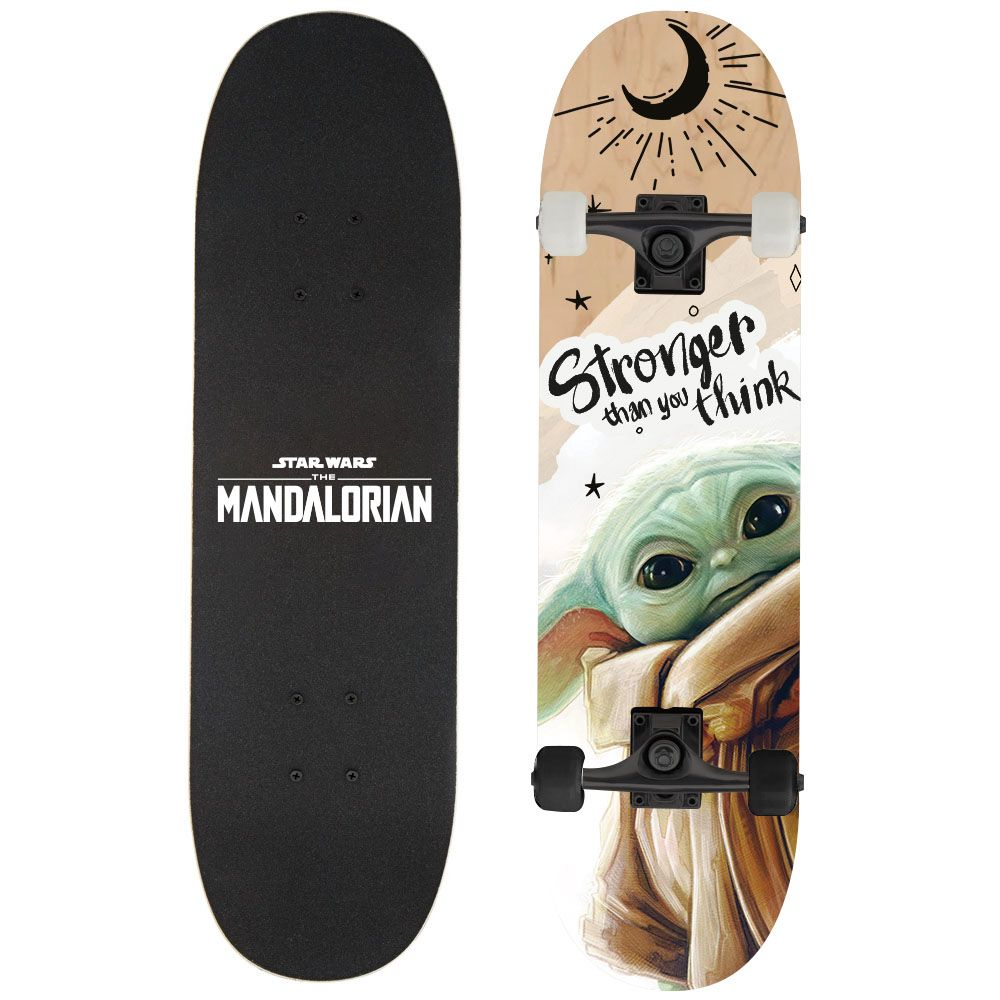 Star Wars D100 Grogu Skateboard 79 cm Disney The Child Skateboard 591943