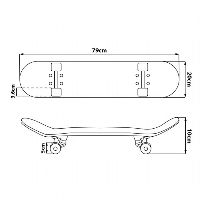 Mandalorian Skateboard 79cm version 3