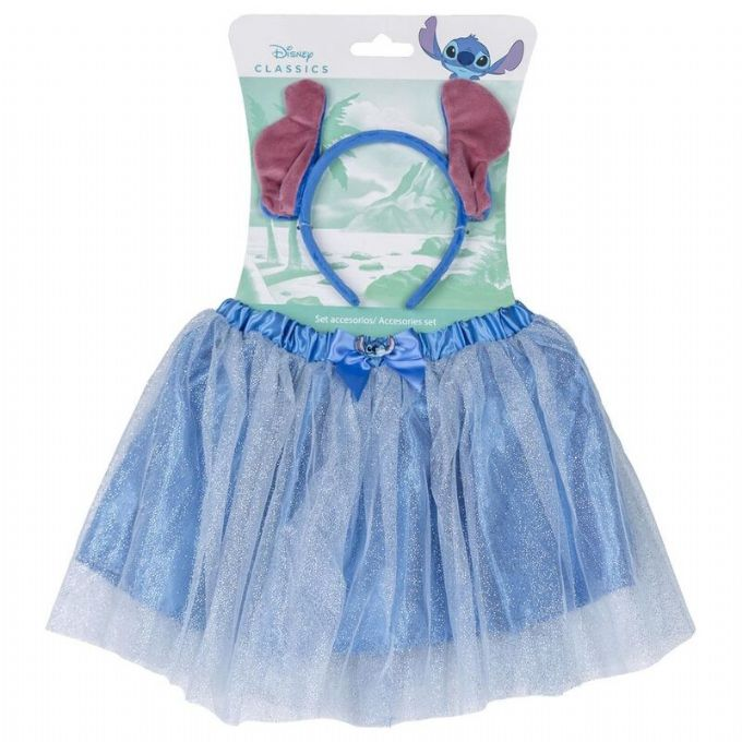 Disney Stitch Hovedb�nd + Tutu S�t version 1